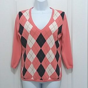 J. Crew Argyle Sweater